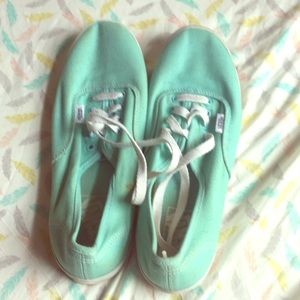 Light blue Vans